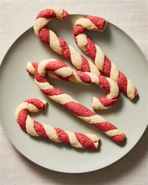 candy-cane-shortbread-cookies-recipe-kitchn image
