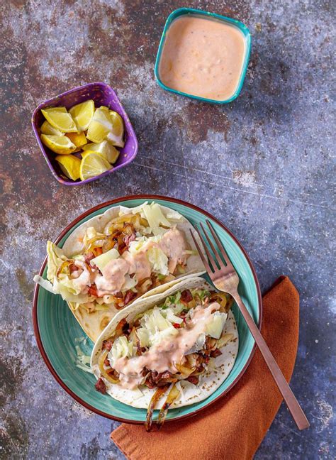 irish-tacos-with-corned-beef-and-spicy-slaw-beyond image