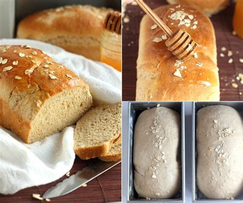 whole-wheat-oatmeal-honey-bread image