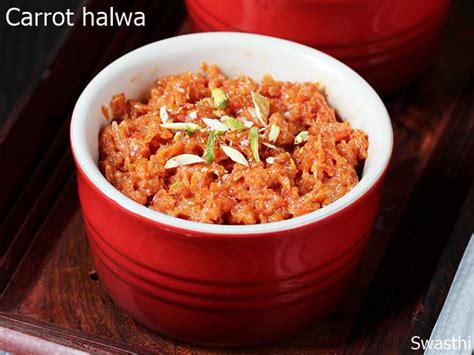 carrot-halwa-recipe-gajar-ka-halwa-swasthis image