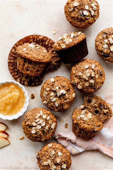 applesauce-muffins-recipe-sallys-baking image