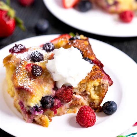 berry-bread-pudding-recipe-lemon image