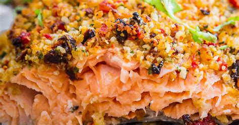 sun-dried-tomato-parmesan-crusted-salmon-healthy image