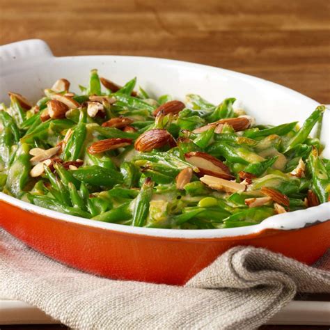 green-bean-casserole-with-goat-cheese-almonds image