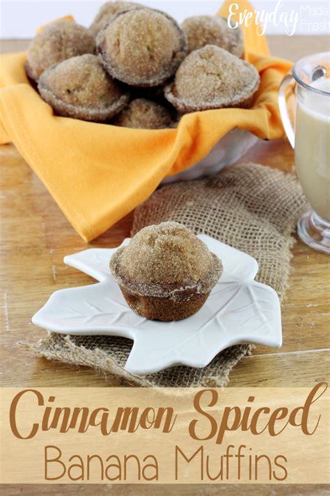 cinnamon-spiced-banana-muffins-everyday-made-fresh image