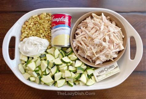 rotisserie-chicken-zucchini-casserole-the-lazy-dish image