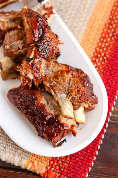 instant-pot-ribs-sweet-spicy-bbq-flavor-kylee-cooks image