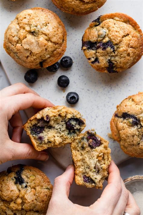 zucchini-blueberry-muffins-food-faith-fitness image