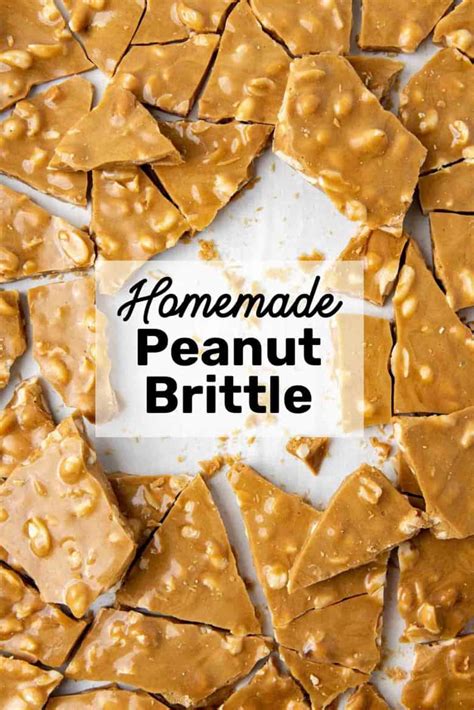 easy-peanut-brittle-recipe-the-flavor-bender image