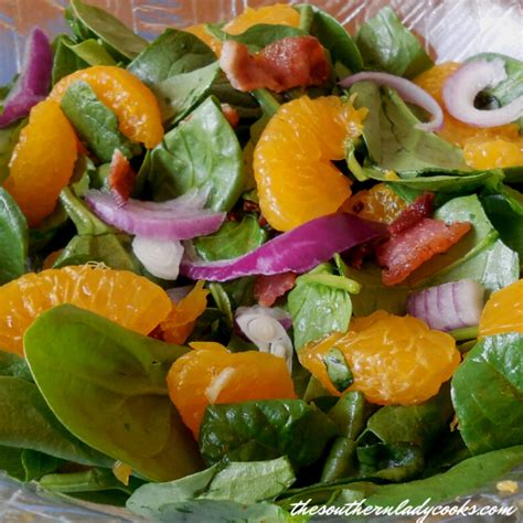 bacon-and-mandarin-orange-spinach-salad image