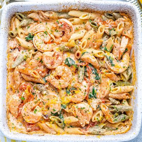 viral-baked-feta-pasta-with-shrimp-healthy-fitness image