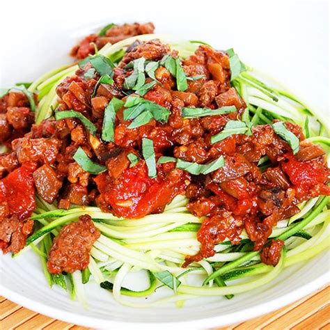 eggplant-bolognese-with-zucchini-noodles-low-carb image