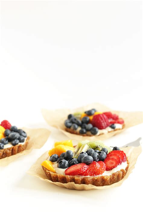 no-bake-lemon-fruit-tarts-minimalist-baker image