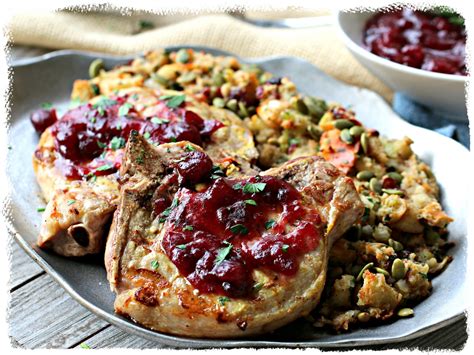 grilled-pork-chops-with-hot-cranberry-sauce-and-sage image
