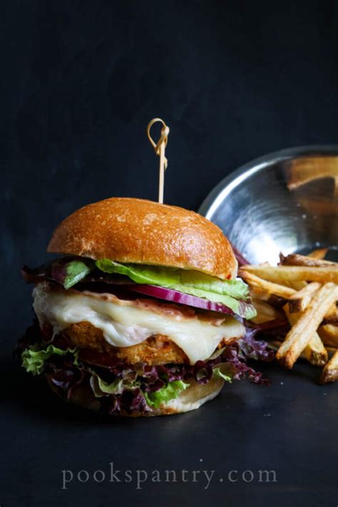 easy-veggie-potato-burger-with-basil-pooks-pantry image