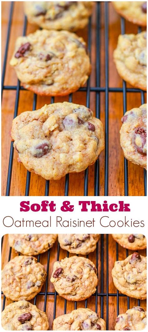 thick-oatmeal-raisinet-cookies-sallys-baking-addiction image