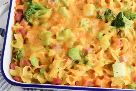 the-easiest-ham-and-noodle-casserole-bubbapie image
