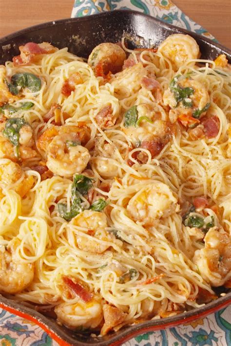 best-bacon-shrimp-pasta-recipe-how-to-make-bacon image
