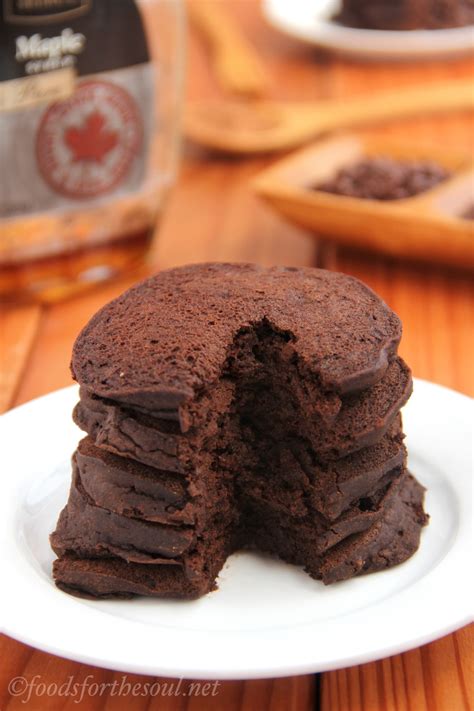 chocolate-brownie-pancakes-gluten-free-sugar-free image