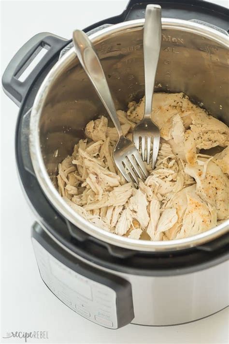 instant-pot-shredded-chicken-the-recipe-rebel image