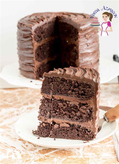death-by-chocolate-cake-recipe-veena image