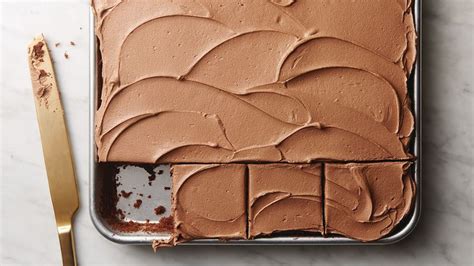 chocolate-sheet-cake-with-dark-chocolate image