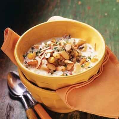 curried-chicken-wild-rice-chowder-recipe-land-olakes image