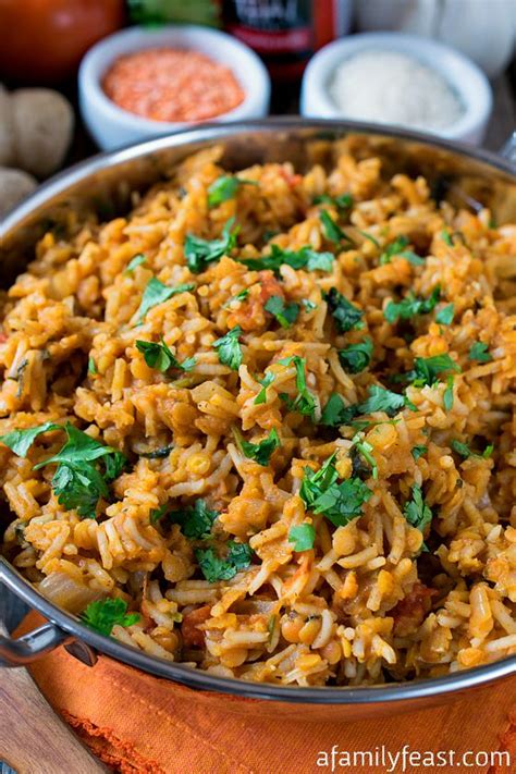curried-rice-pilaf-with-red-lentils-a-family-feast image