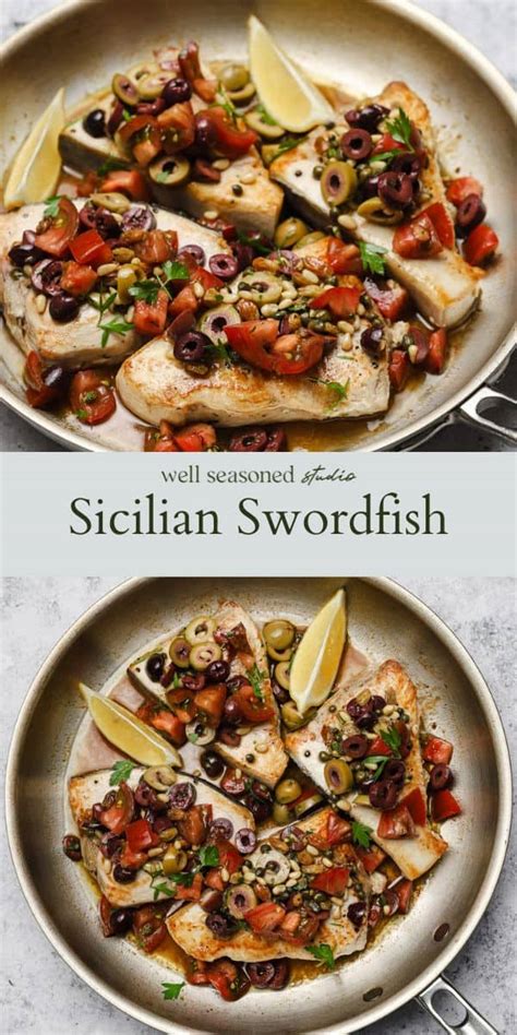 pan-seared-sicilian-swordfish-well-seasoned-studio image