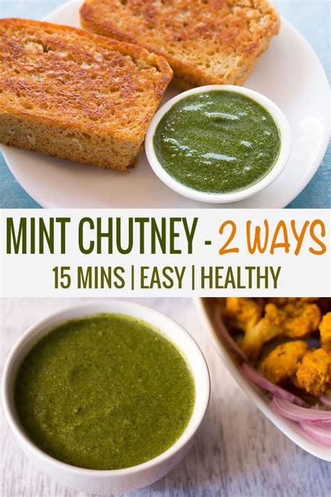 pudina-chutney-easy-mint-chutney-2-ways image