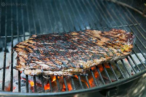 grilled-marinated-flank-steak-recipe-simply image