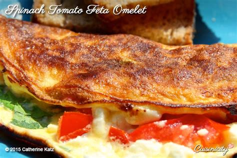 spinach-tomato-feta-omelet-cuisinicity image