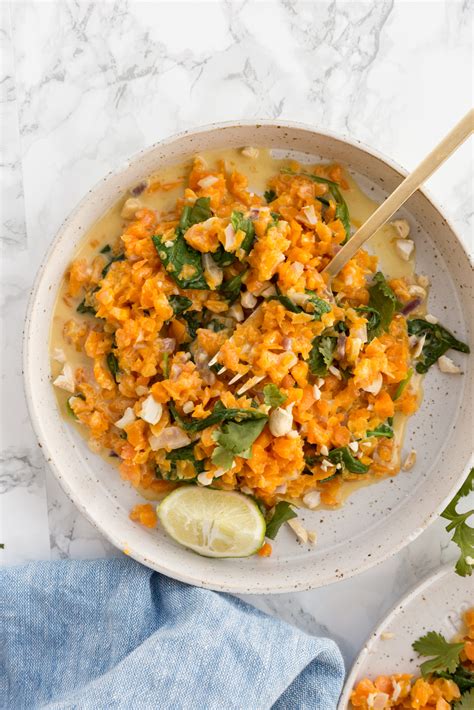 thai-green-curry-butternut-squash-risotto-with-cashews image