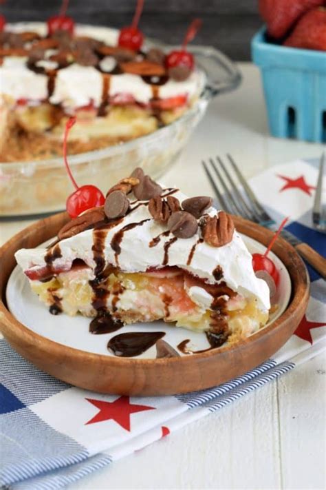banana-split-cheesecake-recipe-shugary-sweets image