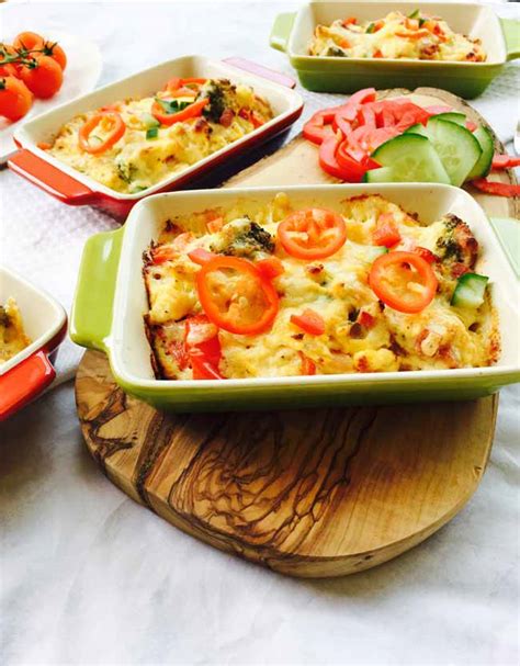 baked-broccoli-cheese-and-pepper-omelette image