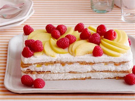 peach-raspberry-greek-yogurt-icebox-cake image