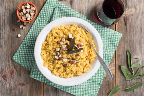 pumpkin-risotto-with-toasted-hazelnuts-and-sage image