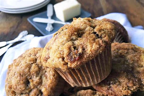 easy-cinnamon-raisin-swirl-muffins-recipe-foodal image