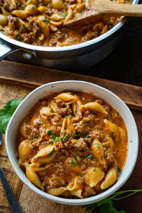 one-pan-cheesy-beefy-pasta-closet-cooking image