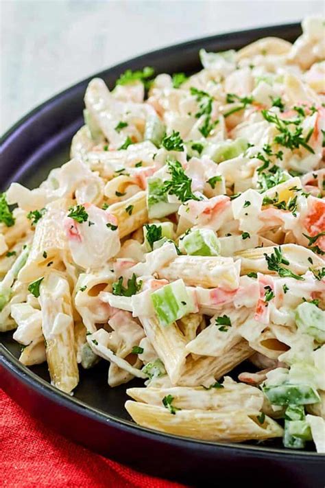seafood-pasta-salad-copykat image