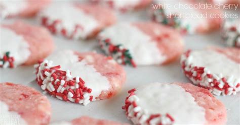 white-chocolate-cherry-shortbread-cookies image