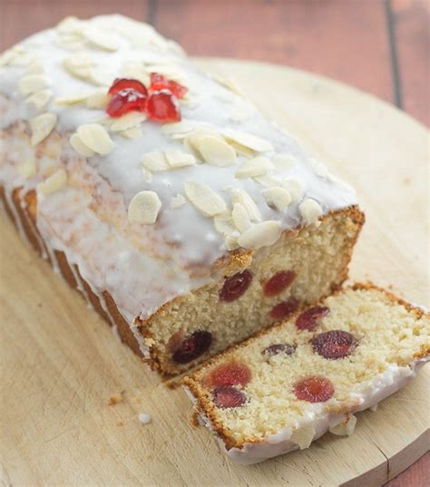 cherry-bakewell-loaf-cake-neils-healthy-meals image