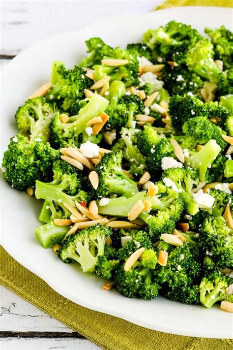 broccoli-salad-with-feta-and-almonds-kalyns-kitchen image