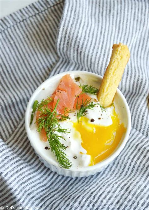 creamy-baked-eggs-with-smoked-salmon-dels-cooking image