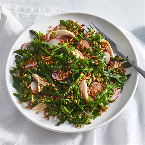 salad-with-chicken-and-crispy-farro-recipe-real-simple image