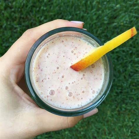 peach-almond-smoothie-the-defined-dish image
