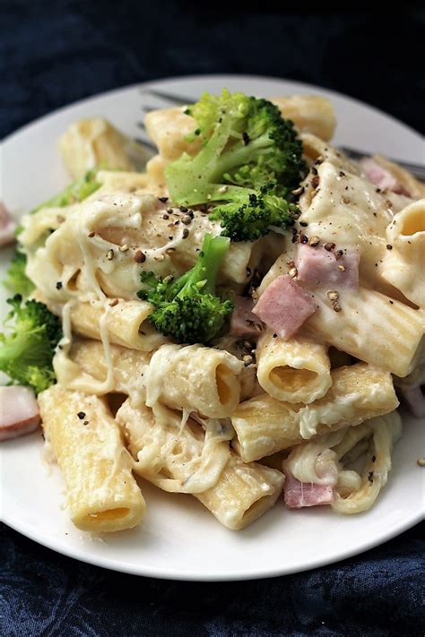 easy-ham-and-cheese-pasta-my-recipe-treasures image
