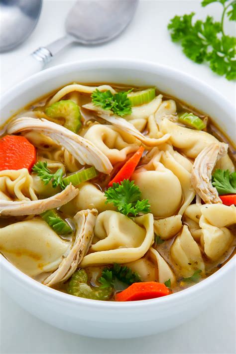an-easy-chicken-tortellini-soup-recipe-baker-by-nature image