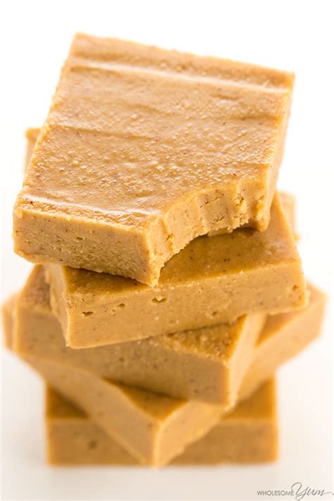 keto-peanut-butter-fudge-recipe-wholesome-yum image