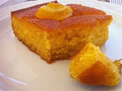 traditional-greek-orange-cake-with-syrup-portokalopita image